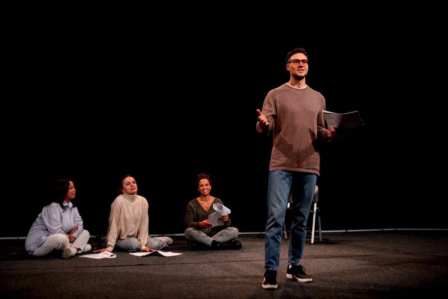 Actor tracking progress through emotional training program