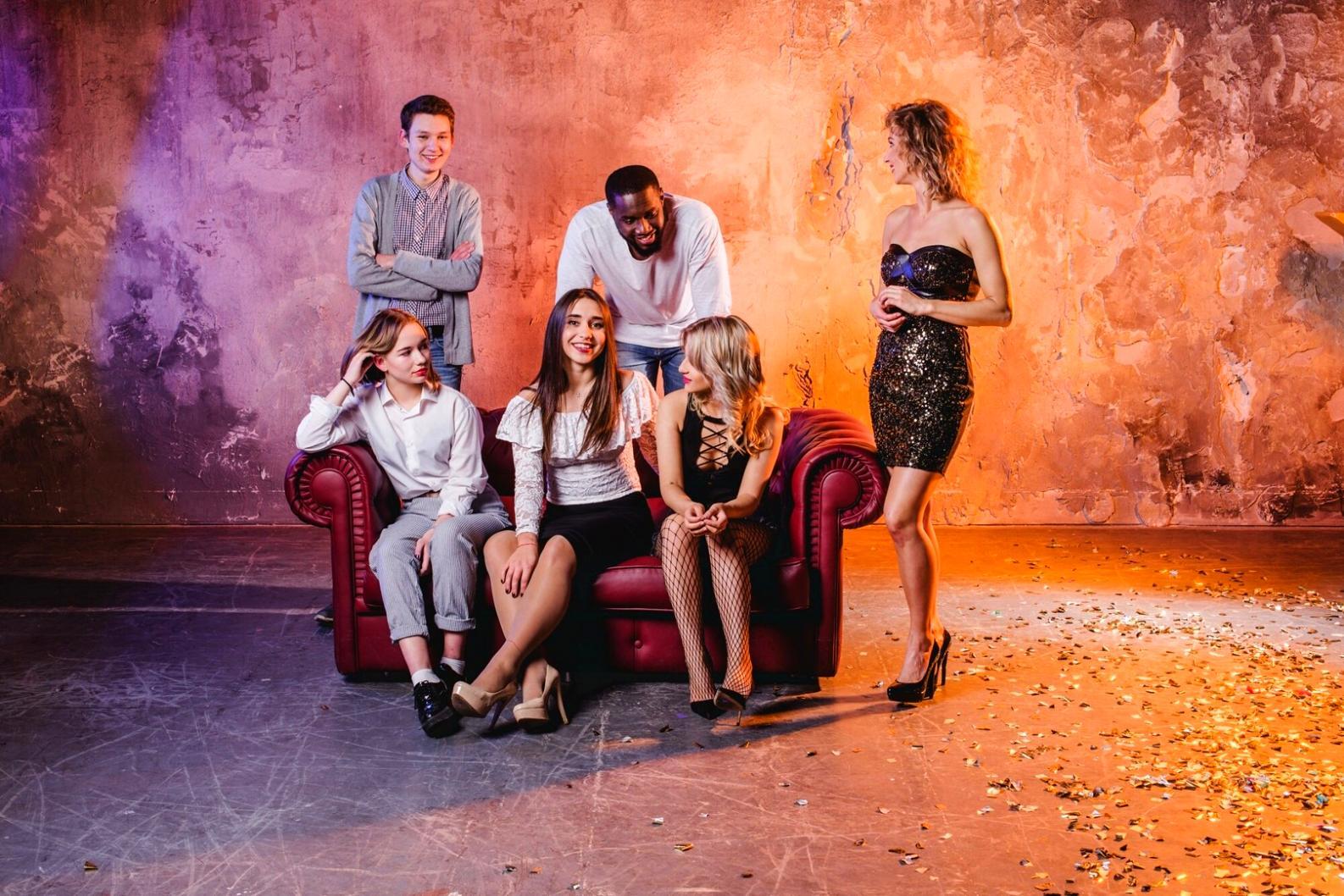 Actor in emotional practice session at Zomniplex